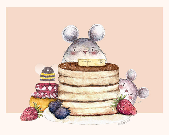 Foto: Tita tintero. Pancakes