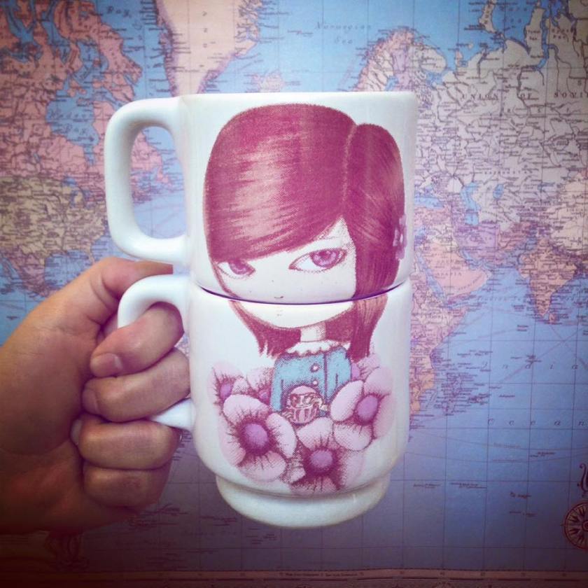 Foto: Tita tintero. TazaDaruma