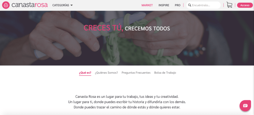 Foto: sitio web Canasta Rosa