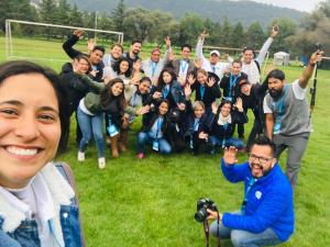 Foto: cortesía de Gaby Reséndiz. Día de la familia con IBM