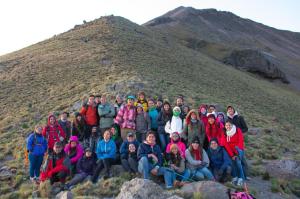 Foto: cortesía de Gaby Reséndiz. Campamento a la Malinche